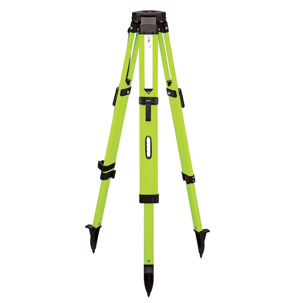 Sitepro Salamander Contractor Quick-Clamp Fiberglass Tripod, Flo-Lime 01-VHIVIZ20-B - main